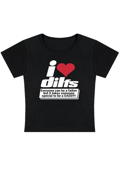 I Love Dxxfs Y2k Baby Tee - cherrykittenI Love Dxxfs Y2k Baby Tee