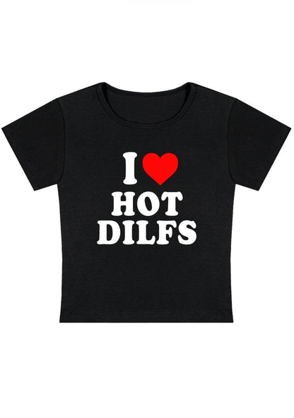 I Love Hot Dxxfs Y2k Baby Tee - cherrykittenI Love Hot Dxxfs Y2k Baby Tee