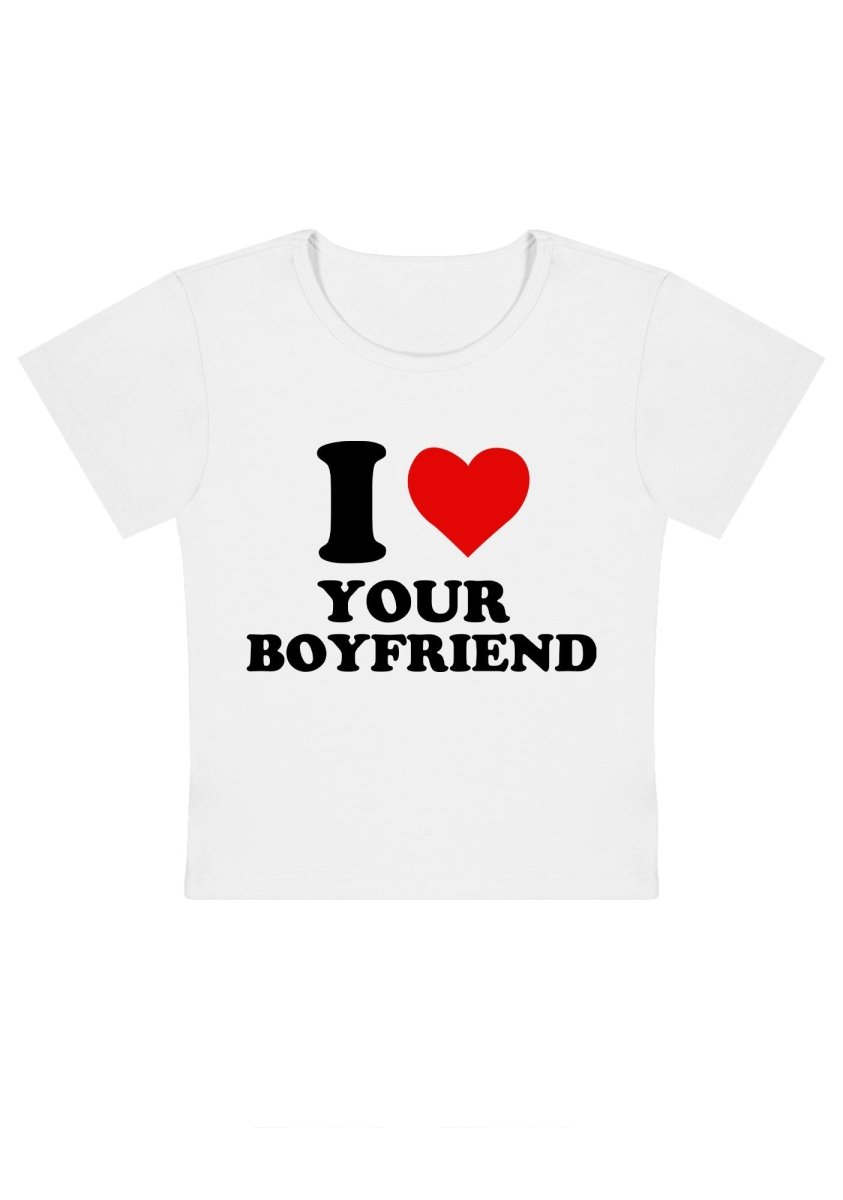 I Love Your Boyfriend Y2K Baby Tee - cherrykittenI Love Your Boyfriend Y2K Baby Tee