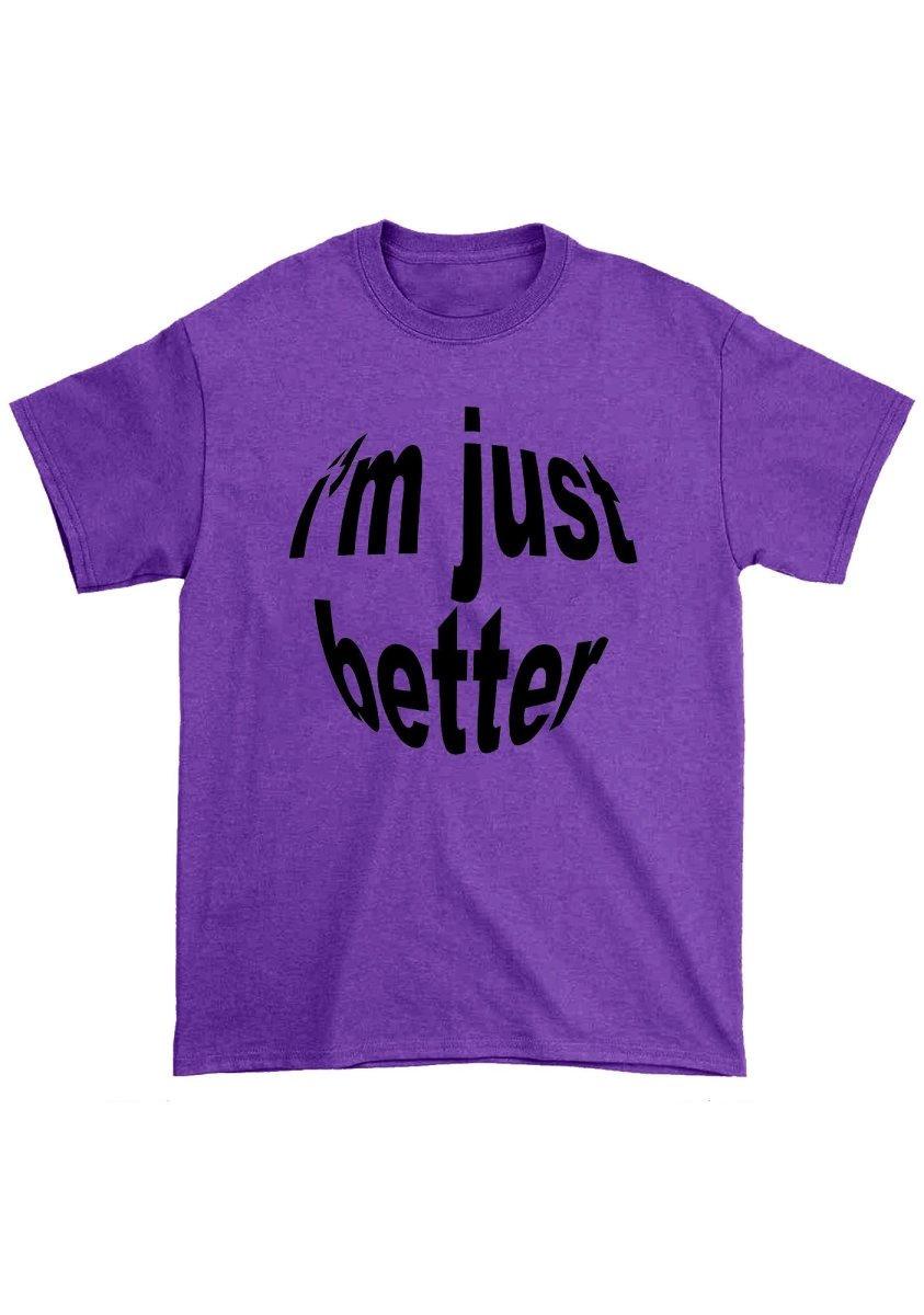 I'M JUST BETTER Chunky Shirt - cherrykittenI'M JUST BETTER Chunky Shirt