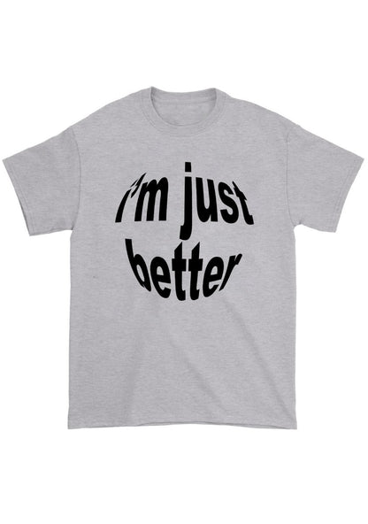 I'M JUST BETTER Chunky Shirt - cherrykittenI'M JUST BETTER Chunky Shirt