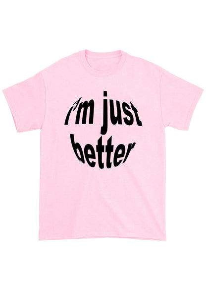 I'M JUST BETTER Chunky Shirt - cherrykittenI'M JUST BETTER Chunky Shirt