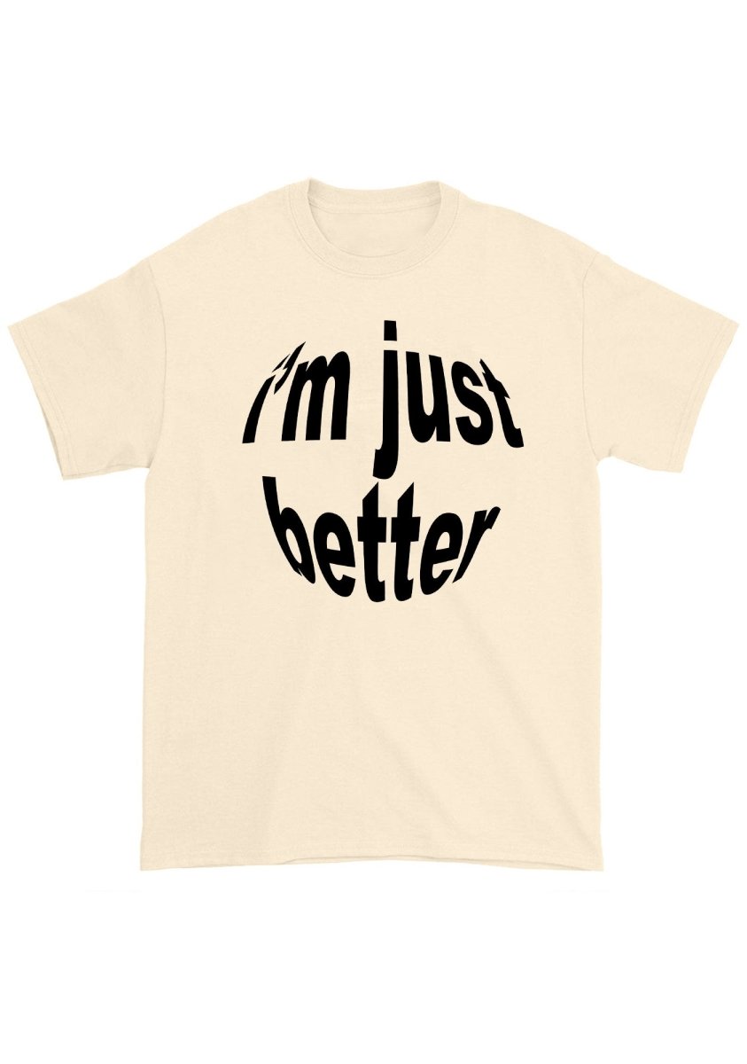 I'M JUST BETTER Chunky Shirt - cherrykittenI'M JUST BETTER Chunky Shirt