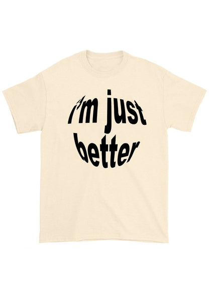 I'M JUST BETTER Chunky Shirt - cherrykittenI'M JUST BETTER Chunky Shirt