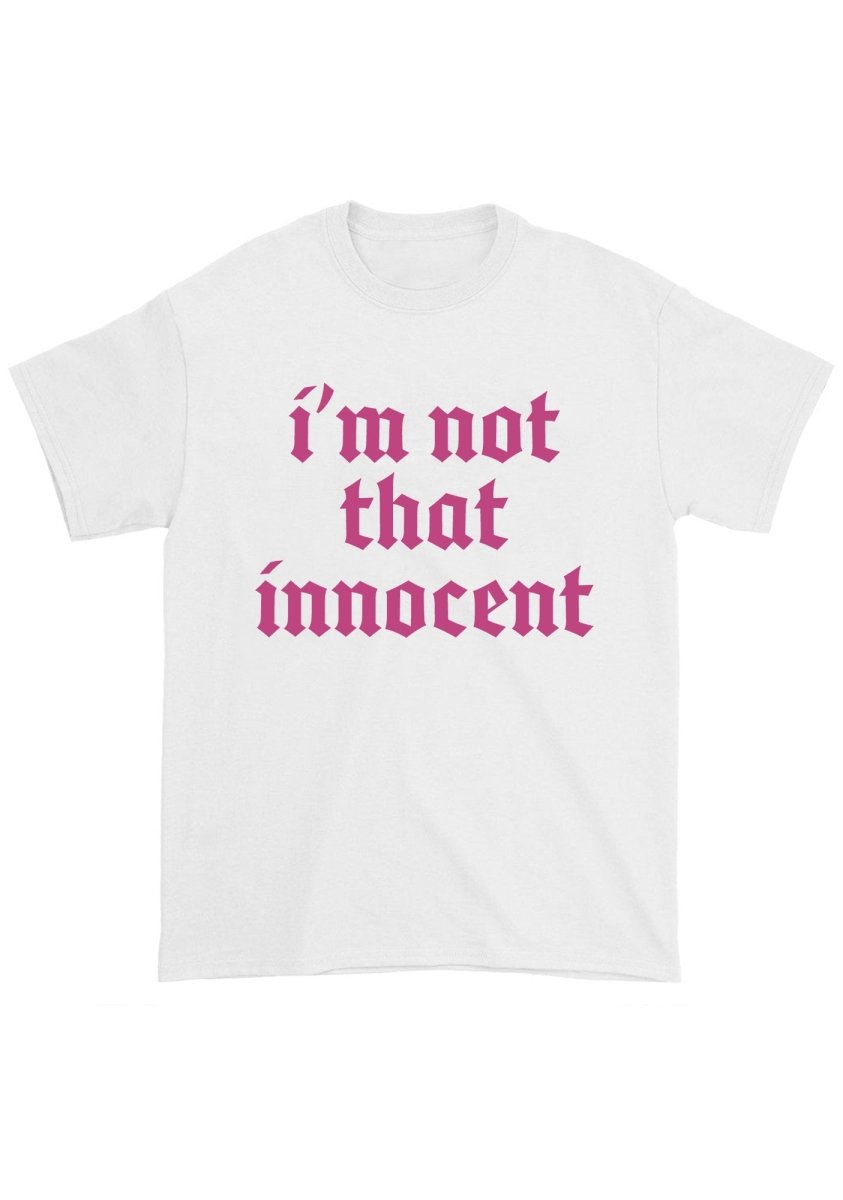 I'm Not That Innocent Chunky Shirt - cherrykittenI'm Not That Innocent Chunky Shirt