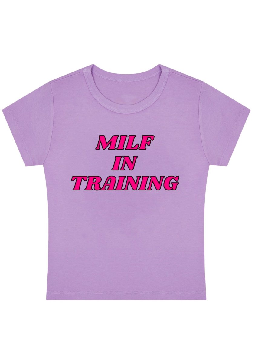 In Training Y2K Baby Tee - cherrykittenIn Training Y2K Baby Tee