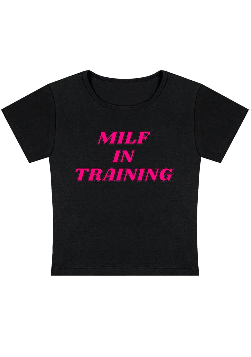 In Training Y2K Baby Tee - cherrykittenIn Training Y2K Baby Tee
