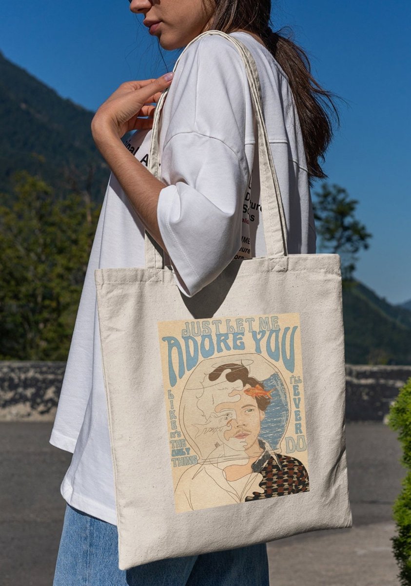 Let Me Adore You HS Canvas Tote Bag - cherrykittenLet Me Adore You HS Canvas Tote Bag