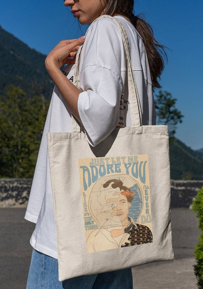 Let Me Adore You HS Canvas Tote Bag - cherrykittenLet Me Adore You HS Canvas Tote Bag