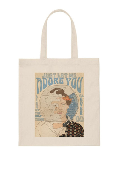 Let Me Adore You HS Canvas Tote Bag - cherrykittenLet Me Adore You HS Canvas Tote Bag