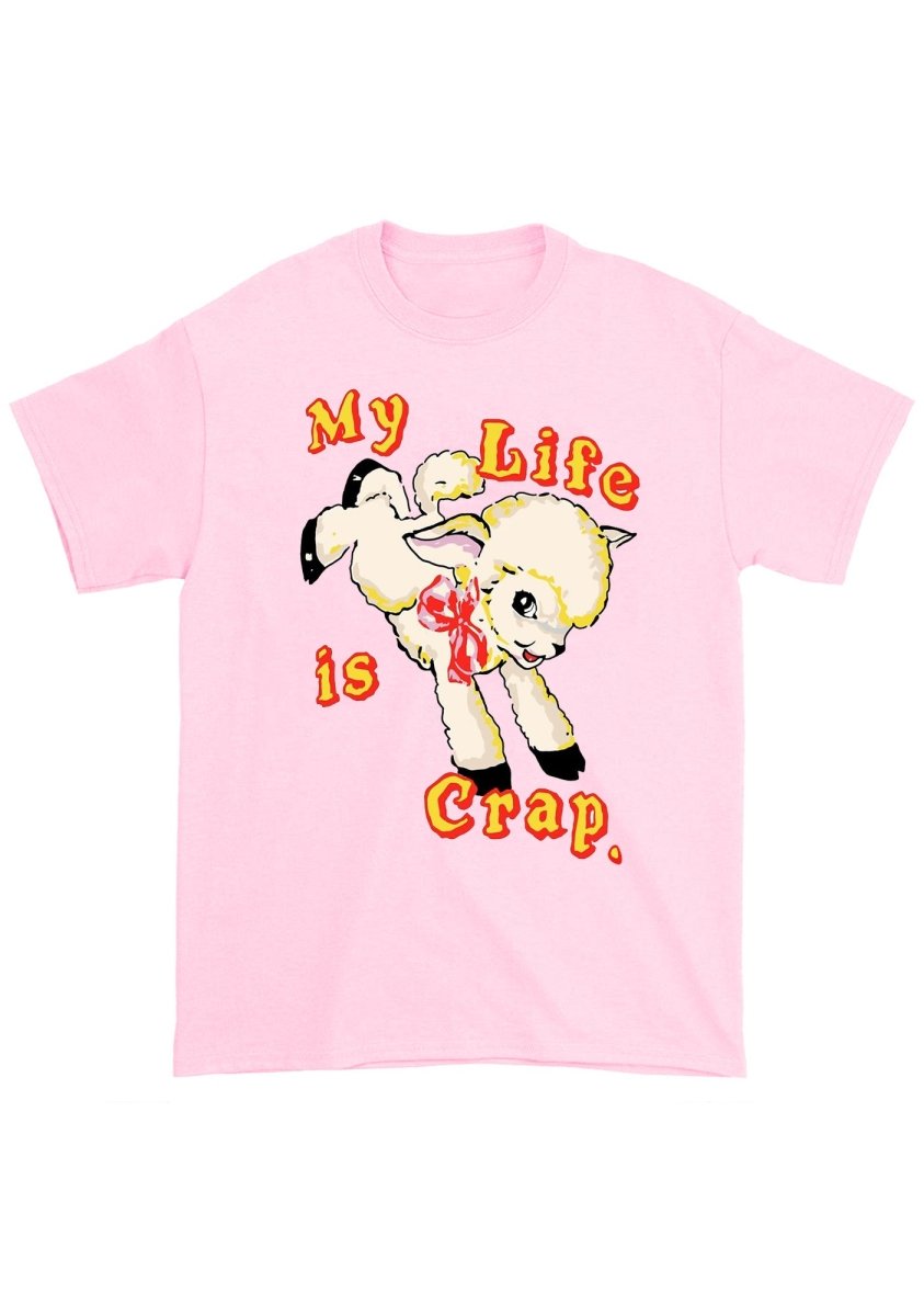 Life Is Crap Chunky Shirt - cherrykittenLife Is Crap Chunky Shirt