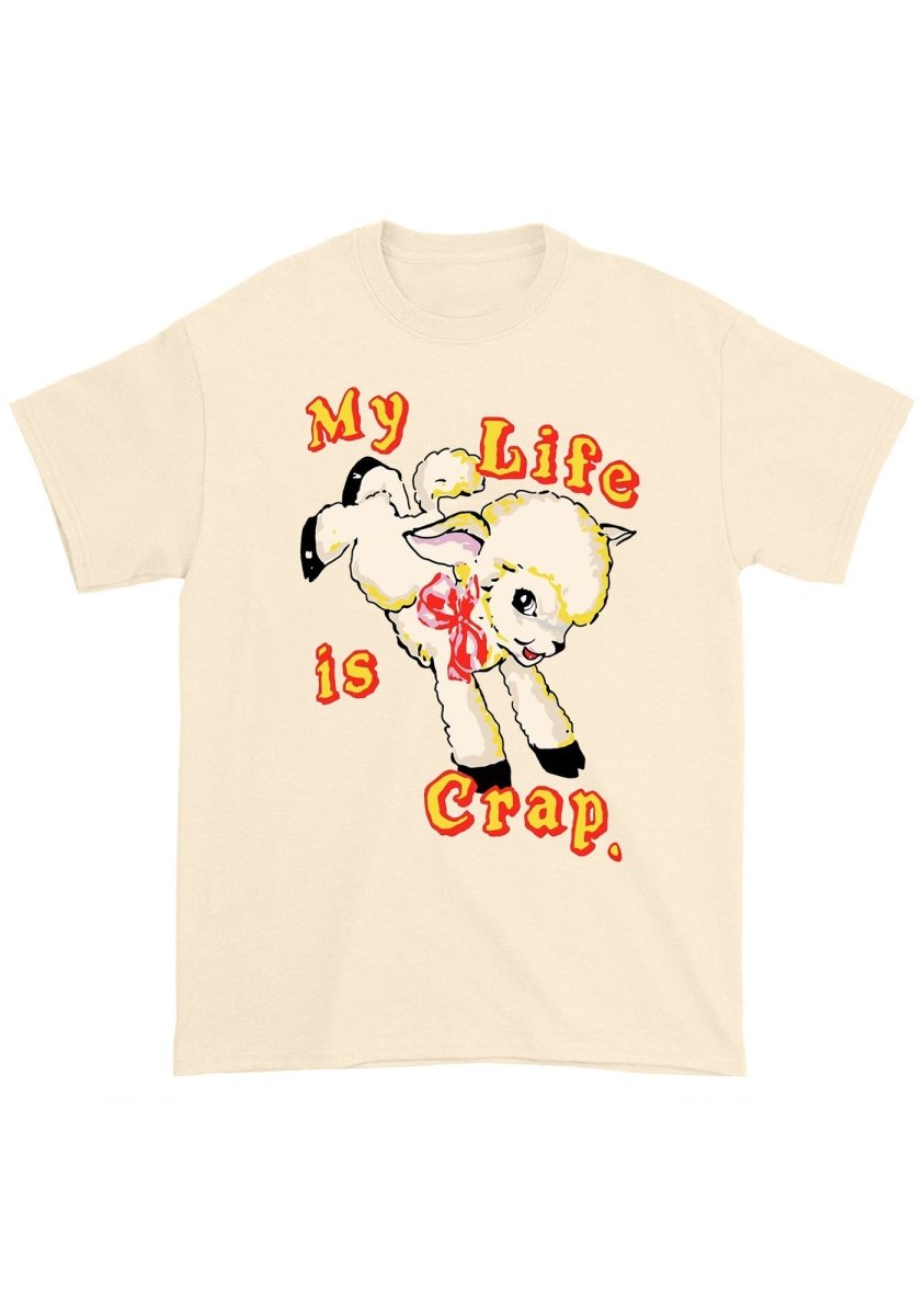 Life Is Crap Chunky Shirt - cherrykittenLife Is Crap Chunky Shirt