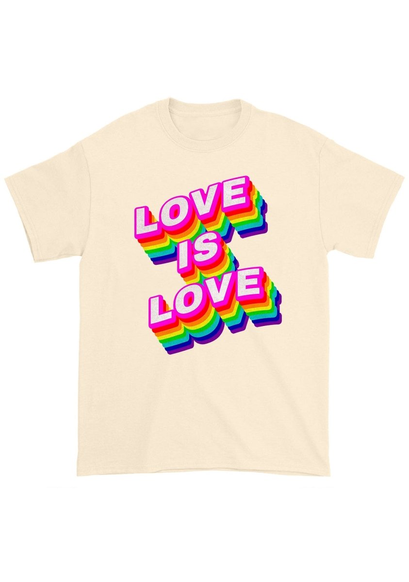 Love Is Love Chunky Shirt - cherrykittenLove Is Love Chunky Shirt