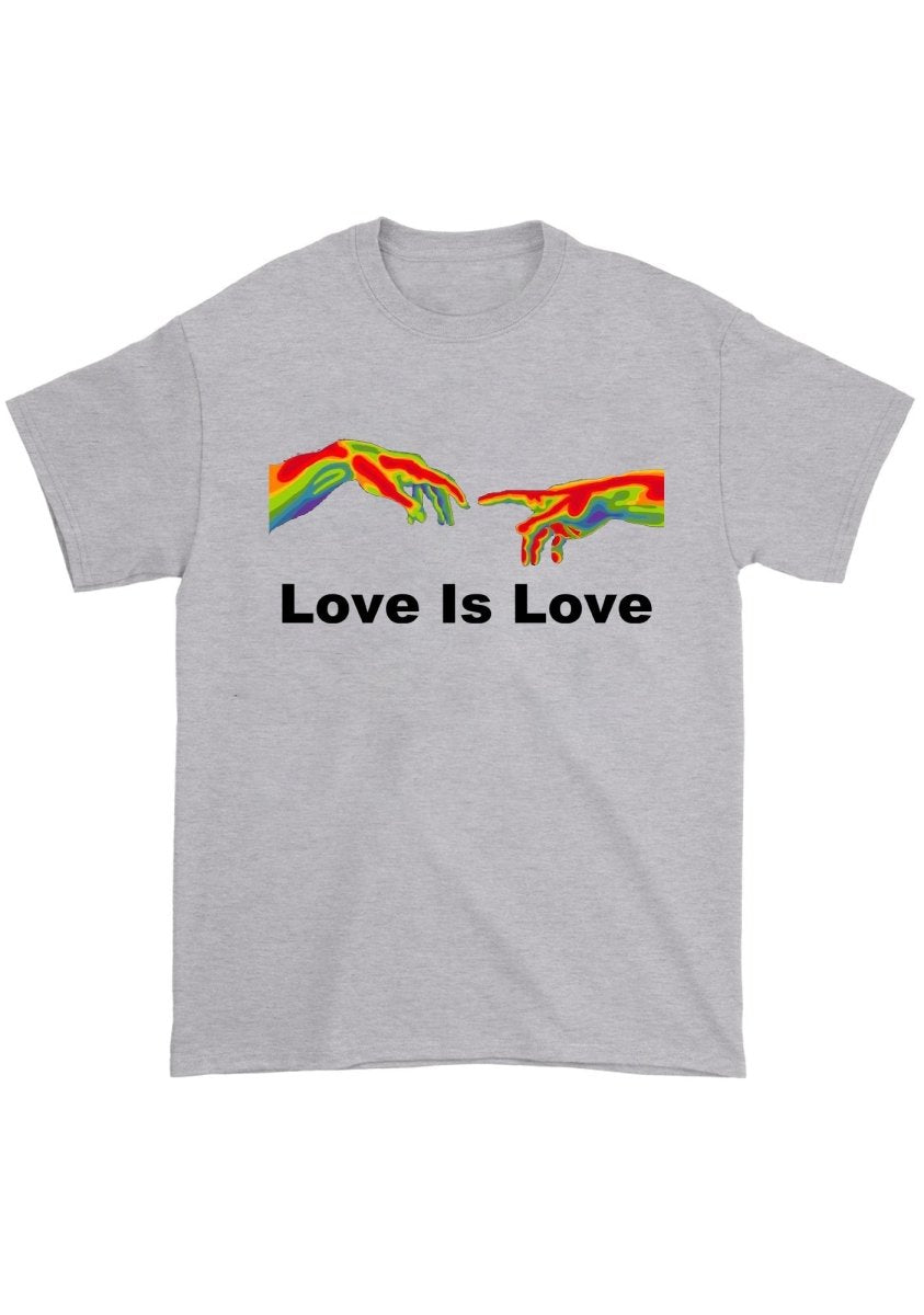 Love Is Love With Hands Chunky Shirt - cherrykittenLove Is Love With Hands Chunky Shirt