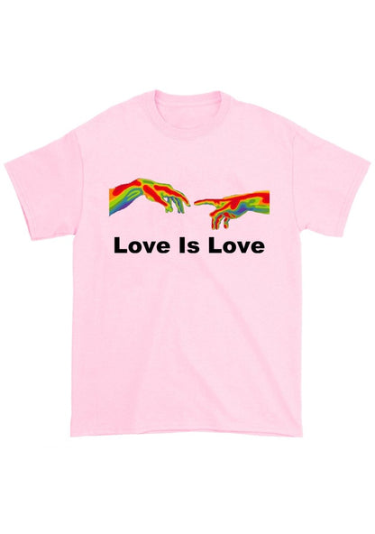 Love Is Love With Hands Chunky Shirt - cherrykittenLove Is Love With Hands Chunky Shirt