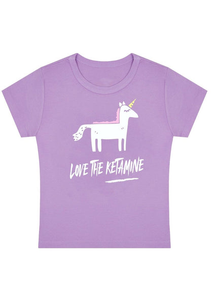 Love The K Pony Y2K Baby Tee - cherrykittenLove The K Pony Y2K Baby Tee