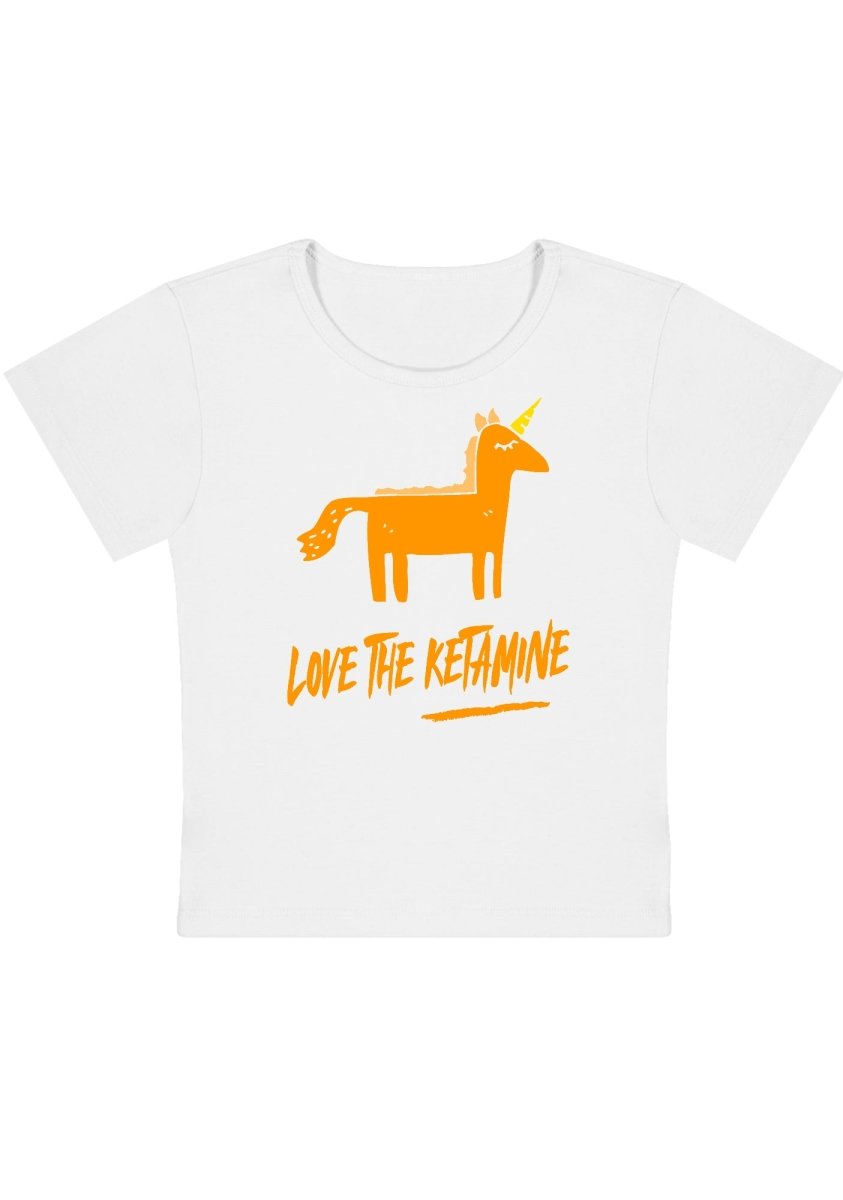 Love The K Pony Y2K Baby Tee - cherrykittenLove The K Pony Y2K Baby Tee