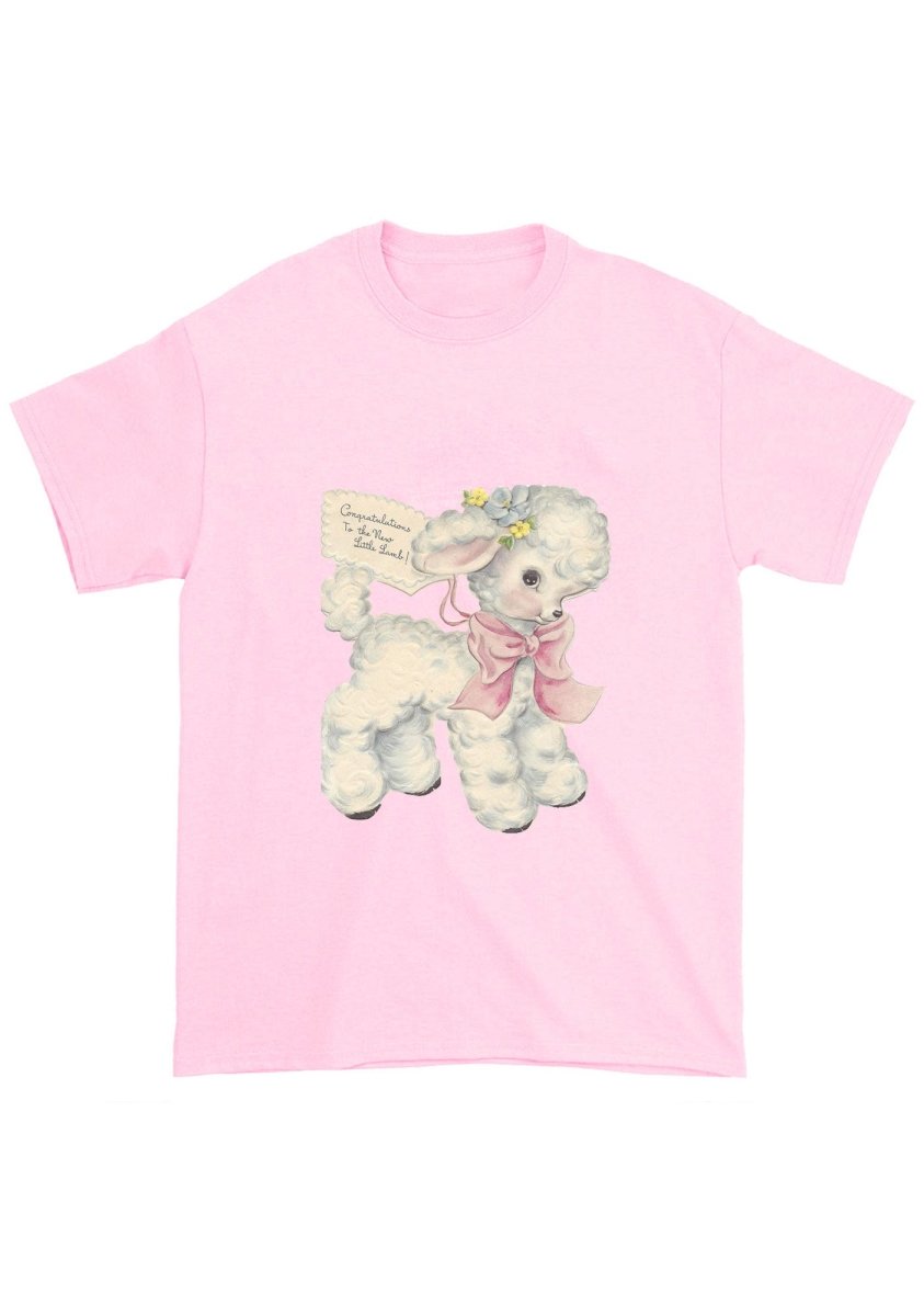 New Little Lamb Chunky Shirt - cherrykittenNew Little Lamb Chunky Shirt