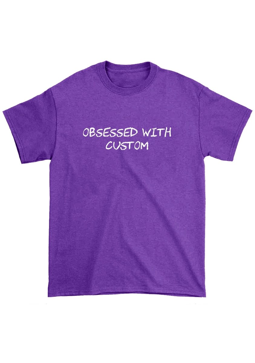 Personalized Obsessed Chunky Shirt - cherrykittenPersonalized Obsessed Chunky Shirt