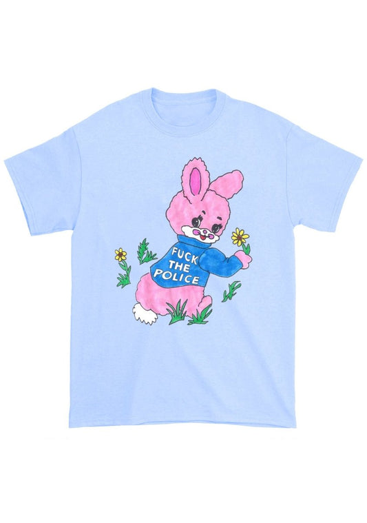 Pink Bunny Chunky Shirt - cherrykittenPink Bunny Chunky Shirt