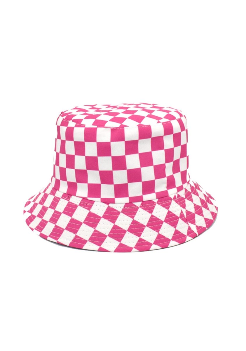 Plaid Girl's Bucket Hat - cherrykittenPlaid Girl's Bucket Hat