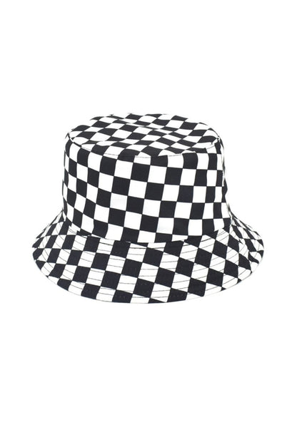 Plaid Girl's Bucket Hat - cherrykittenPlaid Girl's Bucket Hat