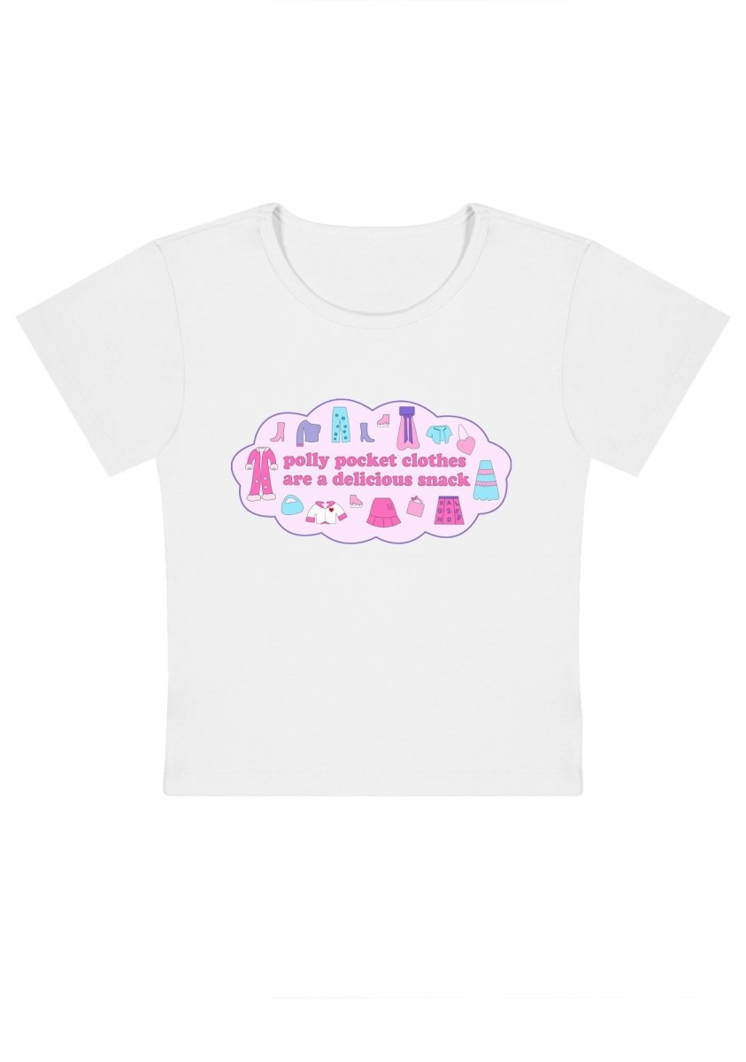 Polly Pocket Clothes Y2k Baby Tee - cherrykittenPolly Pocket Clothes Y2k Baby Tee