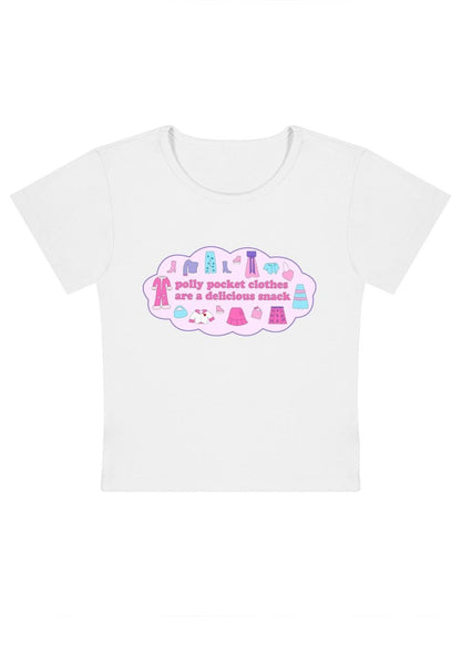 Polly Pocket Clothes Y2k Baby Tee - cherrykittenPolly Pocket Clothes Y2k Baby Tee