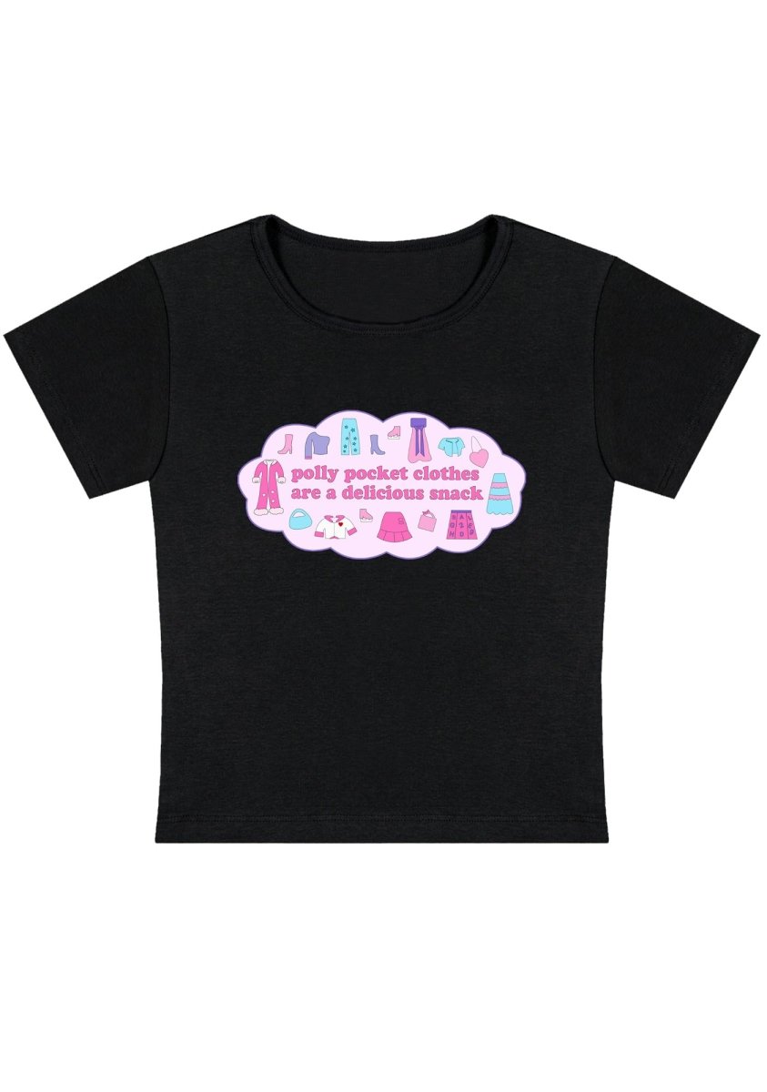 Polly Pocket Clothes Y2k Baby Tee - cherrykittenPolly Pocket Clothes Y2k Baby Tee