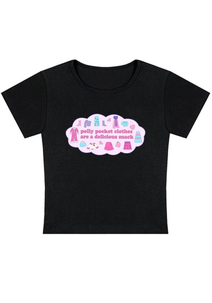 Polly Pocket Clothes Y2k Baby Tee - cherrykittenPolly Pocket Clothes Y2k Baby Tee