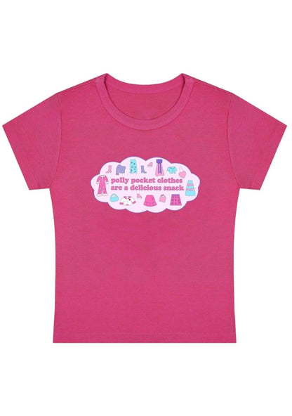 Polly Pocket Clothes Y2k Baby Tee - cherrykittenPolly Pocket Clothes Y2k Baby Tee