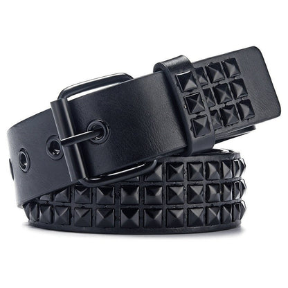 Punk Rock Spike Rivet Belt - cherrykittenPunk Rock Spike Rivet Belt