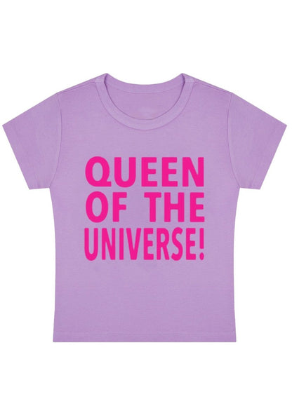 Queen Of The Universe Y2k Baby Tee - cherrykittenQueen Of The Universe Y2k Baby Tee