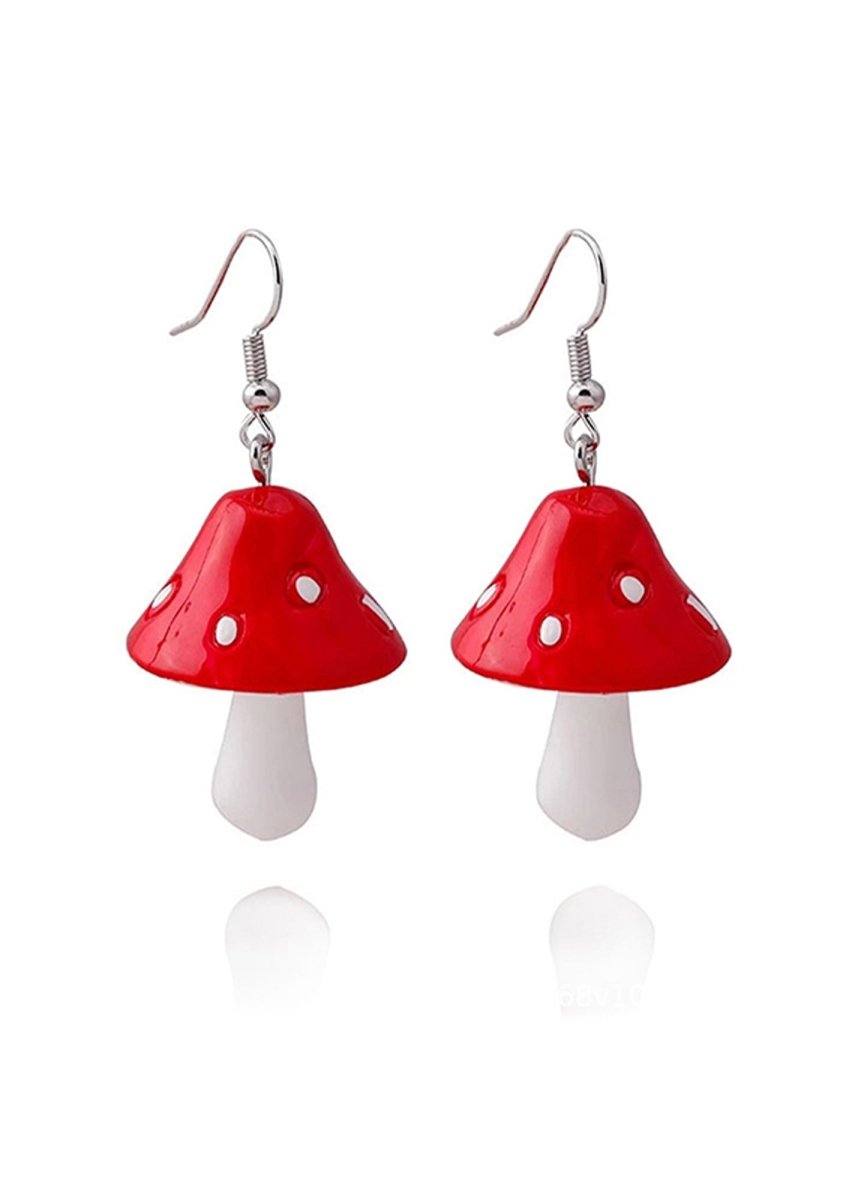 Quirky Mushroom Earrings - cherrykittenQuirky Mushroom Earrings
