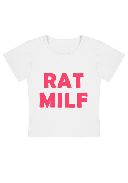 Rat Mxxf Y2k Baby Tee - cherrykittenRat Mxxf Y2k Baby Tee