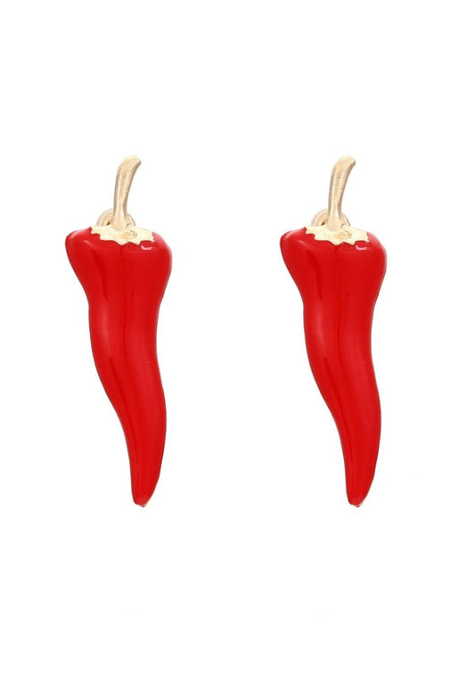 Red Chili Earnail Earrings - cherrykittenRed Chili Earnail Earrings