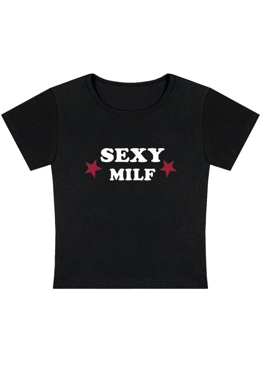 Red Double Pentagram Y2k Baby Tee - cherrykittenRed Double Pentagram Y2k Baby Tee