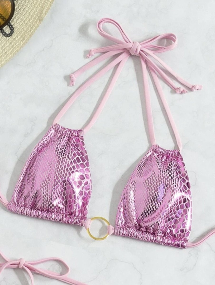 Sequin Ring Bikini Set - cherrykittenSequin Ring Bikini Set