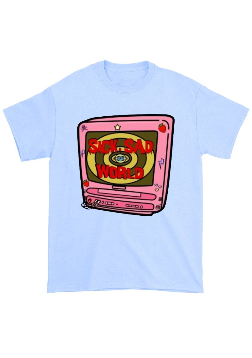 Sick Sad World Pink Machine Chunky Shirt - cherrykittenSick Sad World Pink Machine Chunky Shirt