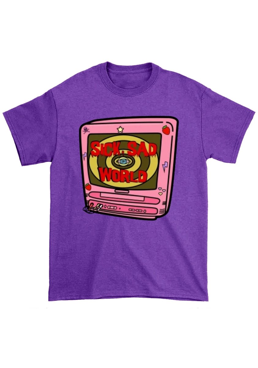 Sick Sad World Pink Machine Chunky Shirt - cherrykittenSick Sad World Pink Machine Chunky Shirt