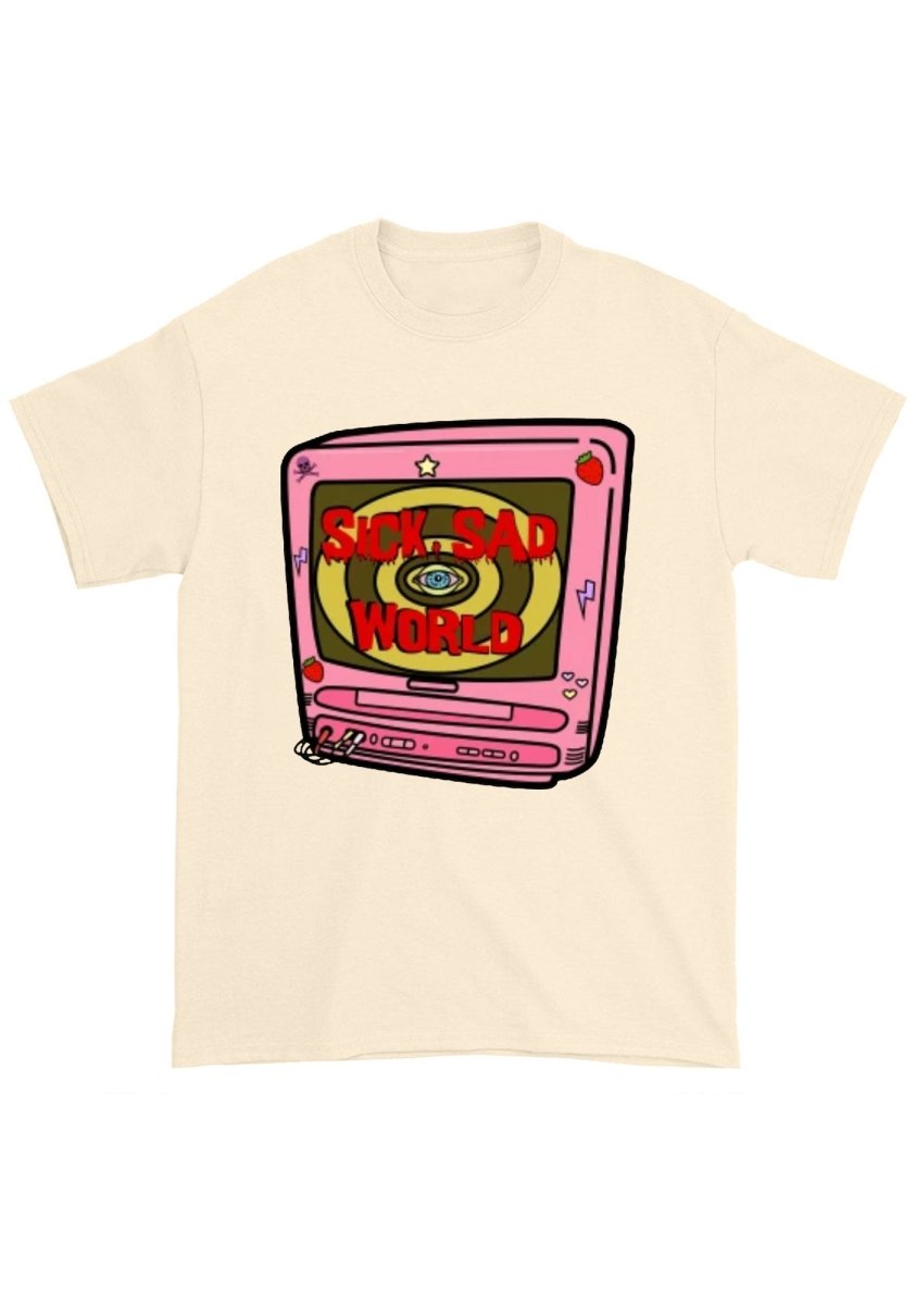 Sick Sad World Pink Machine Chunky Shirt - cherrykittenSick Sad World Pink Machine Chunky Shirt