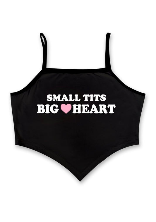 Small But Big Heart Bandana Crop Tank - cherrykittenSmall But Big Heart Bandana Crop Tank