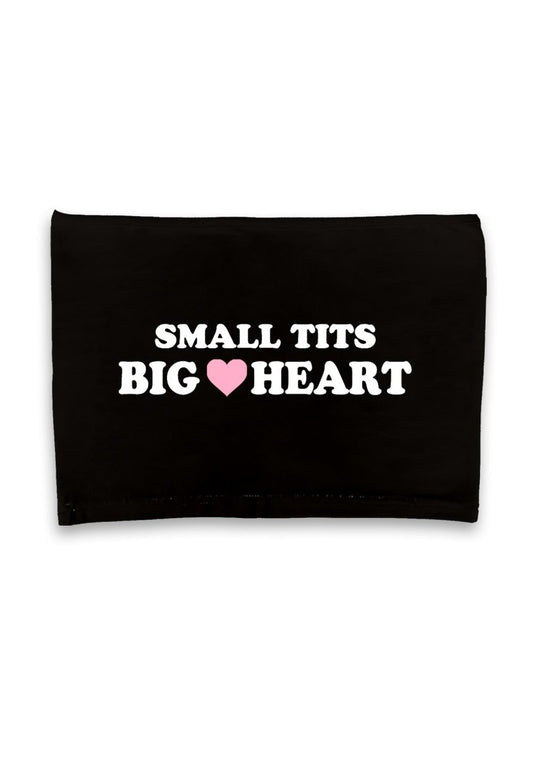 Small But Big Heart Crop Tube - cherrykittenSmall But Big Heart Crop Tube