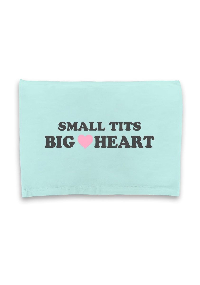 Small But Big Heart Crop Tube - cherrykittenSmall But Big Heart Crop Tube