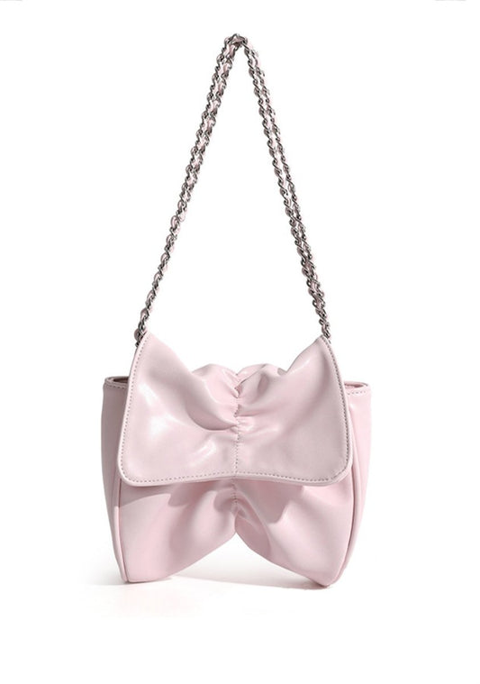 Squeezed Bow Tie Sling Bag - cherrykittenSqueezed Bow Tie Sling Bag