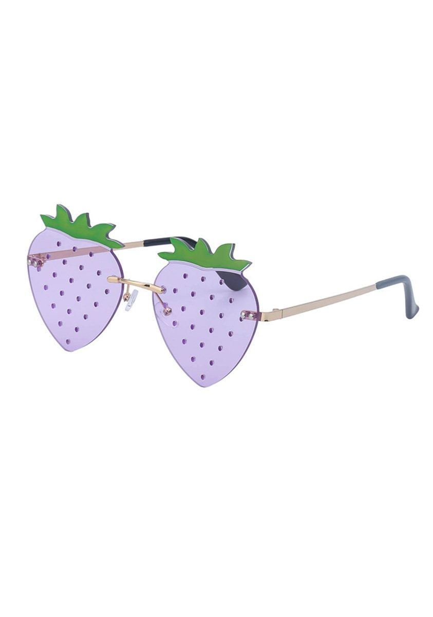 Stomata Strawberry Frameless Sunglasses - cherrykittenStomata Strawberry Frameless Sunglasses