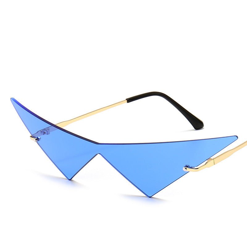 Triangle Piece Sunglasses - cherrykittenTriangle Piece Sunglasses