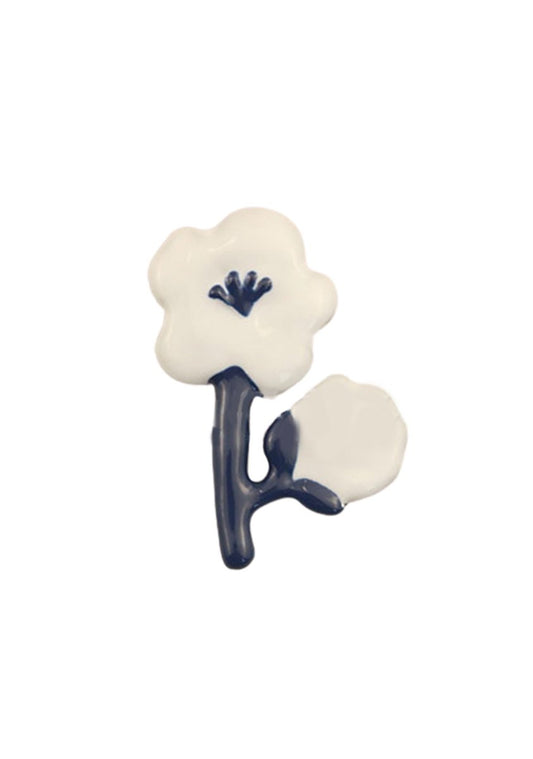 White Plum Blossom Earrings - cherrykittenWhite Plum Blossom Earrings