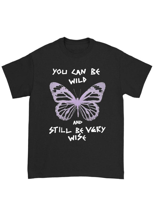 You Can Be Wild Butterfly Chunky Shirt - cherrykittenYou Can Be Wild Butterfly Chunky Shirt